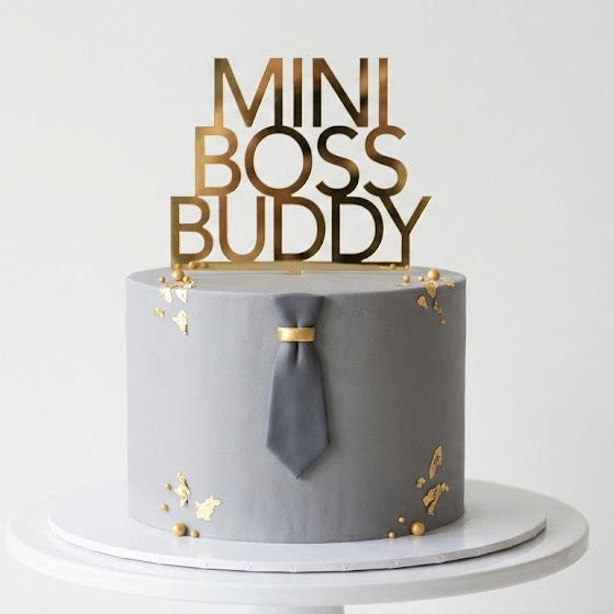 Mini Boss Buddy Cake