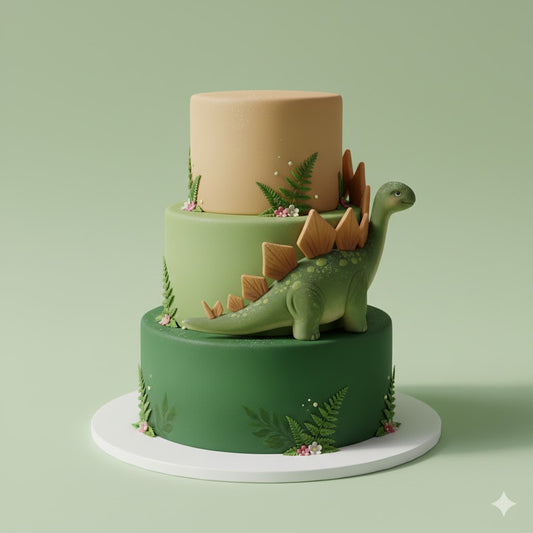 Mini Stegosaurus Cake