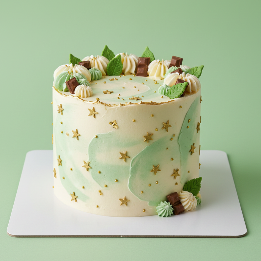 Minty Money Cake