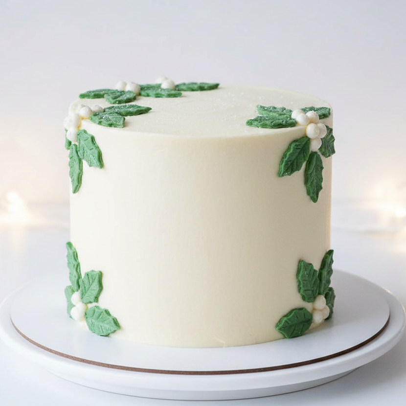 Mistletoe Magic Cake