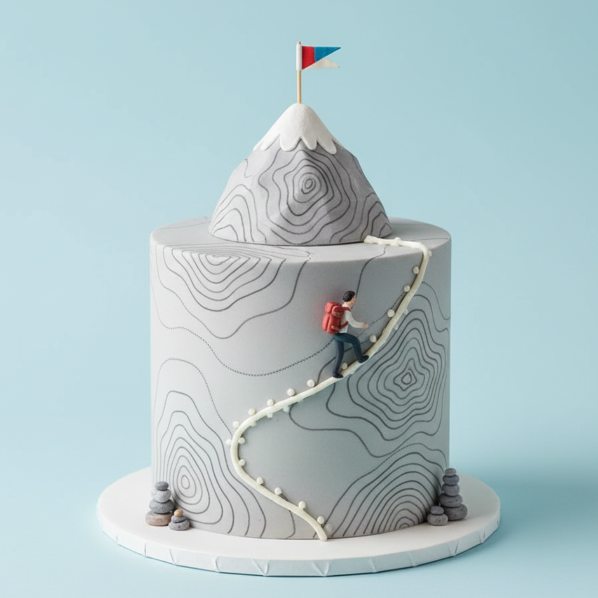Mountain Hiker Cake