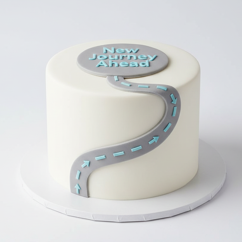 New Journey Ahead Cake