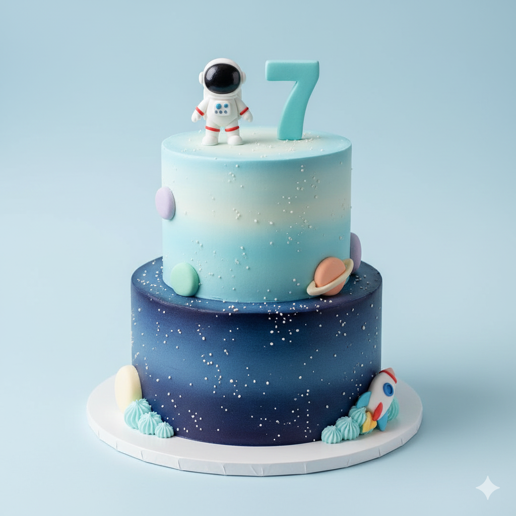 Number Seven Space Cake