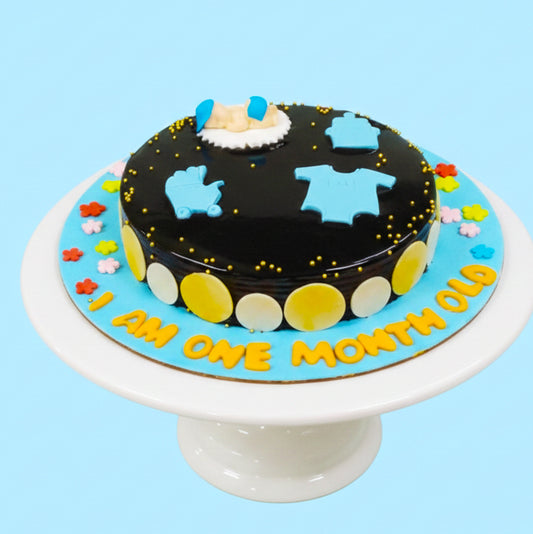 One Month Starry Dream Cake