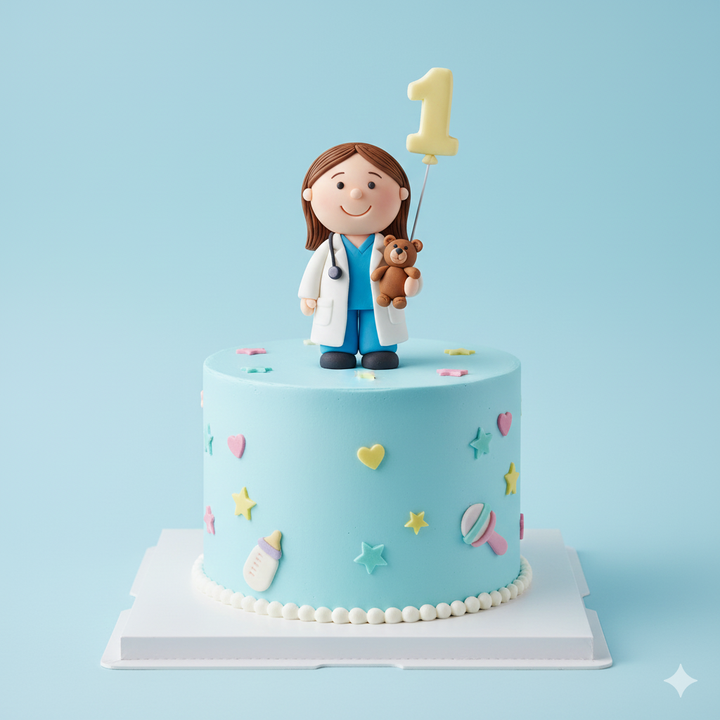 Pediatric Doctor Cake