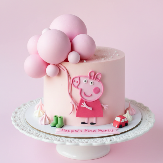 Peppa’s Blush Balloon Dream Cake
