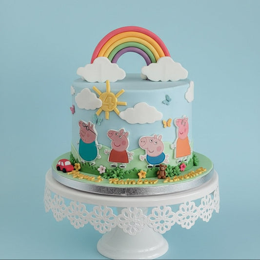 Peppa’s Rainbow Adventure Cake