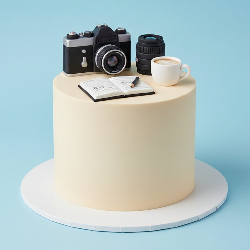 Photography Flat Lay Cake