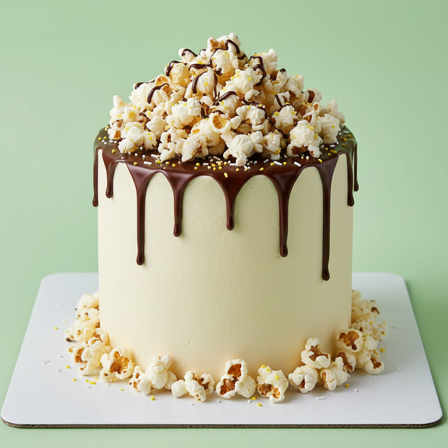 Popcorn & Chill Cake