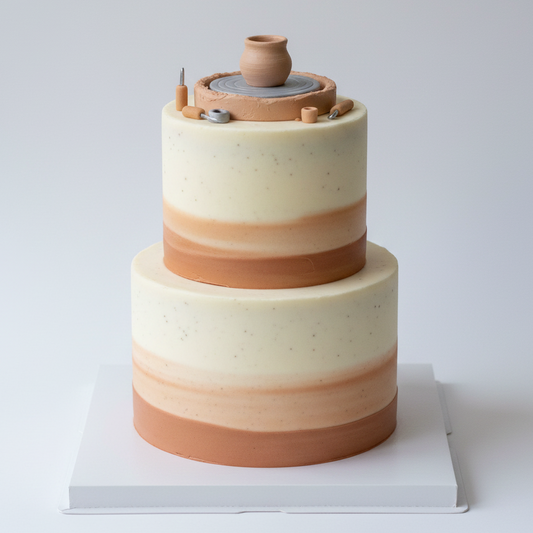 Pottery Wheel Cake