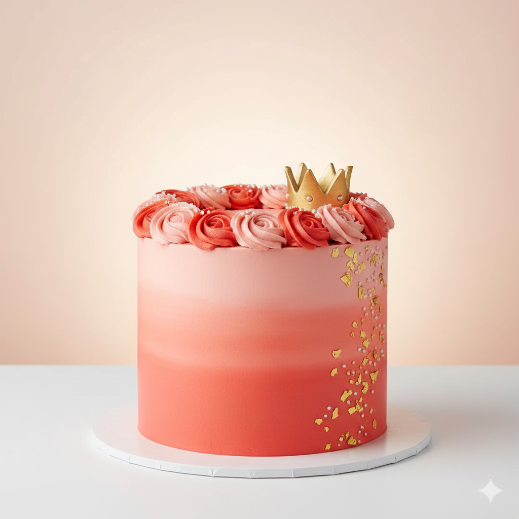 Princess Ombre Cake