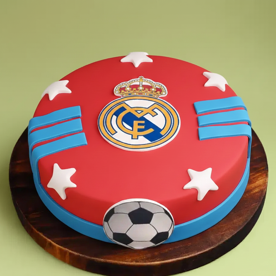 Red Football Club Cake