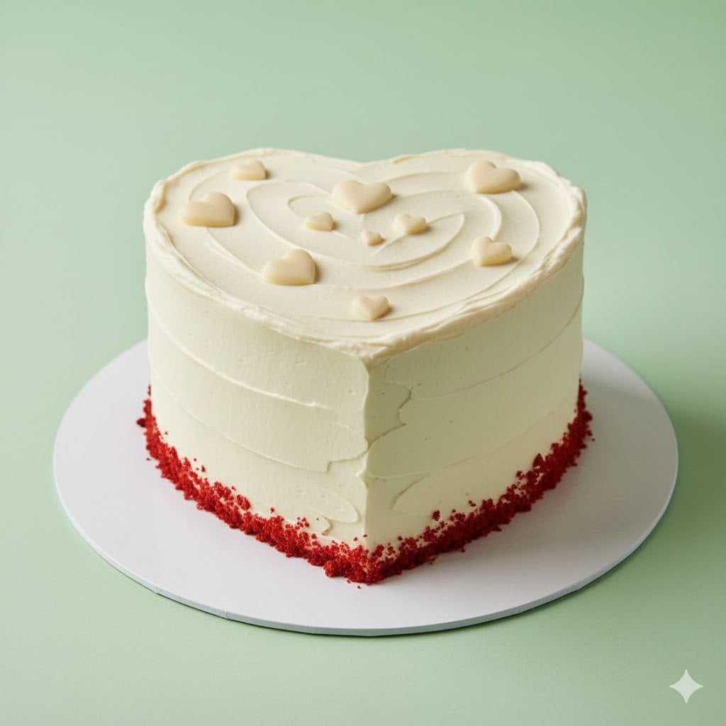 Rich Red Velvet Cream Cake