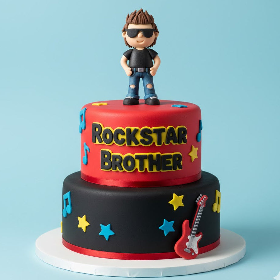 Rockstar Brother Cake