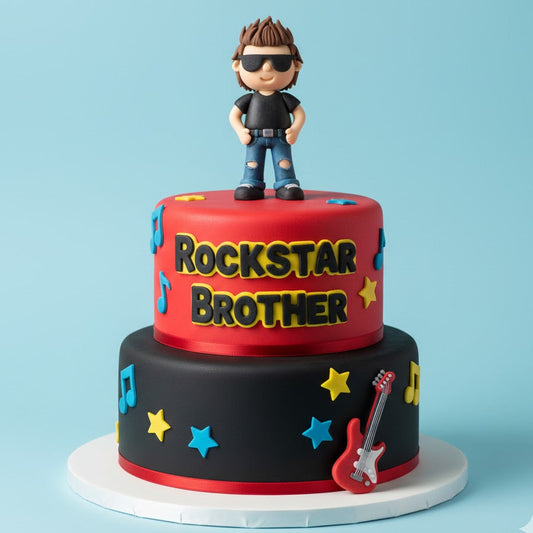 Rockstar Brother Cake