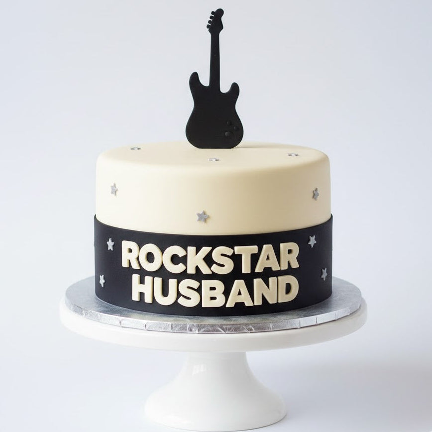 Rockstar Husband Cake