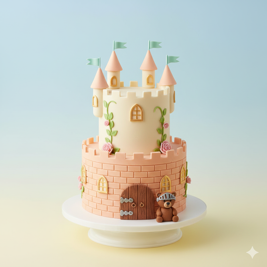 Royal Princess Castle Cake