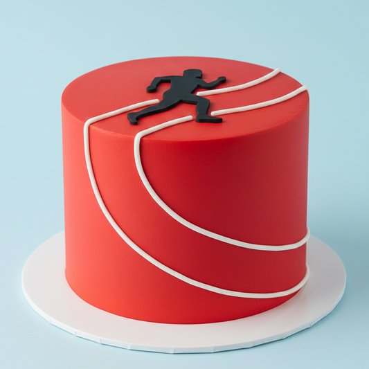 Running Track Cake