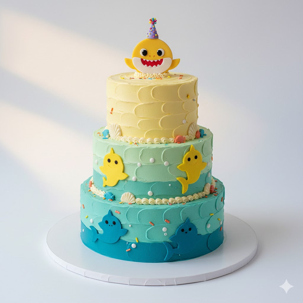 Shark Family Fun Cake