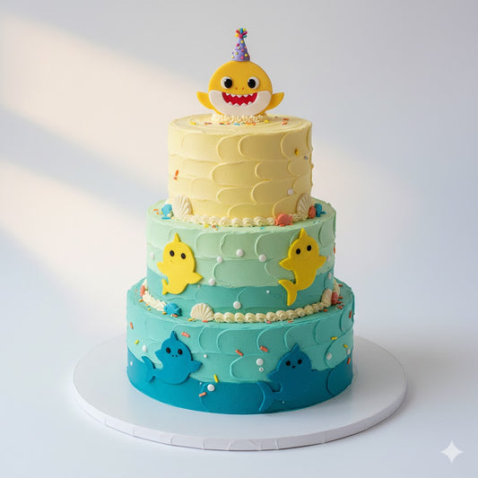 Shark Family Fun Cake