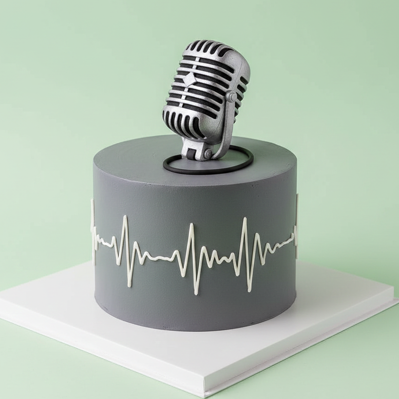 Singer Mic Cake