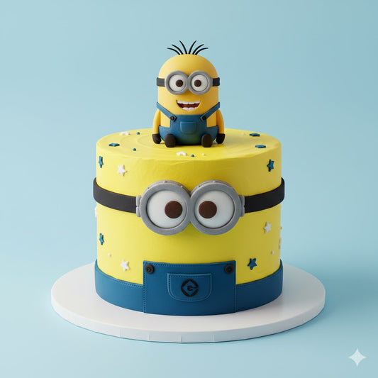 Smiley Minion Cake