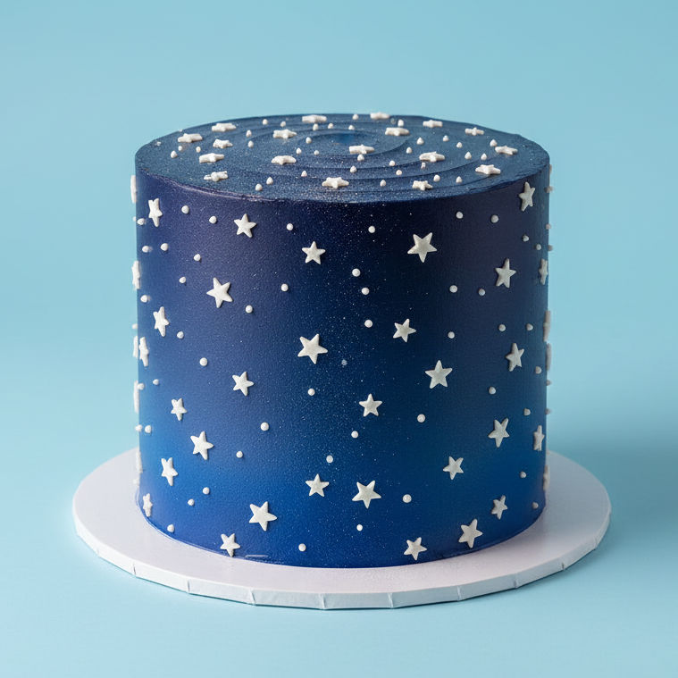 Starry Night Cake