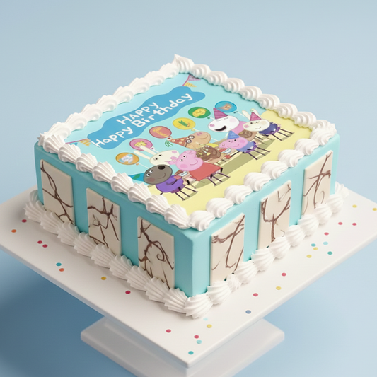 Storybook Square Party Cake