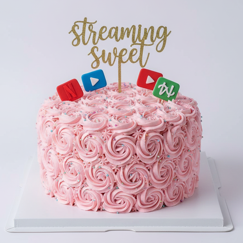 Streaming Sweetness Cake