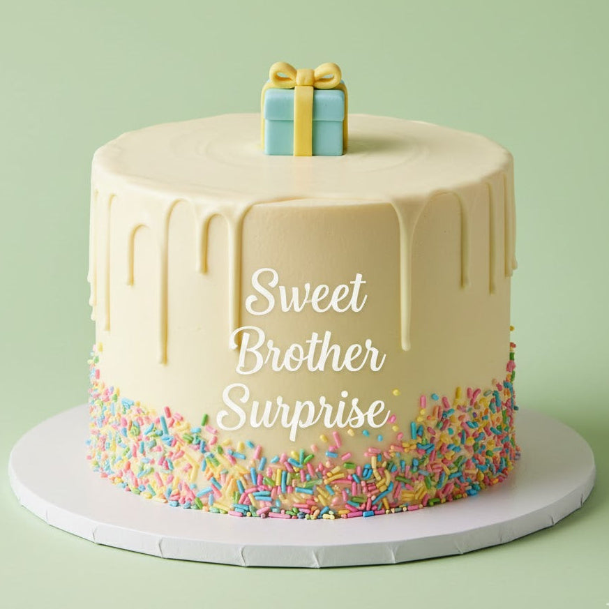 Sweet Brother Surprise Cake