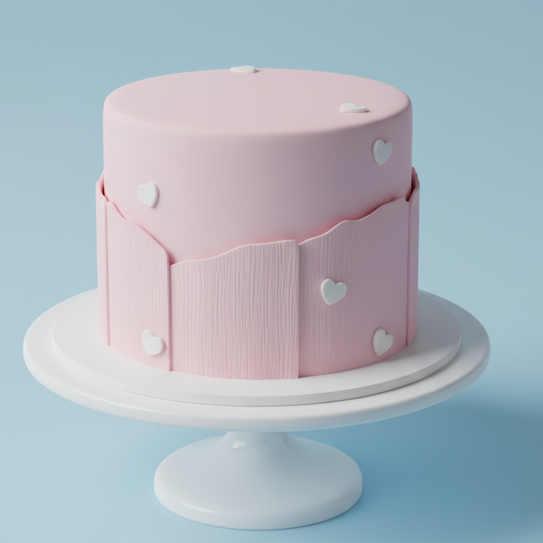 Sweetheart Whisper Cake