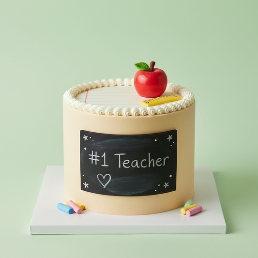 Teacher Chalkboard Cake