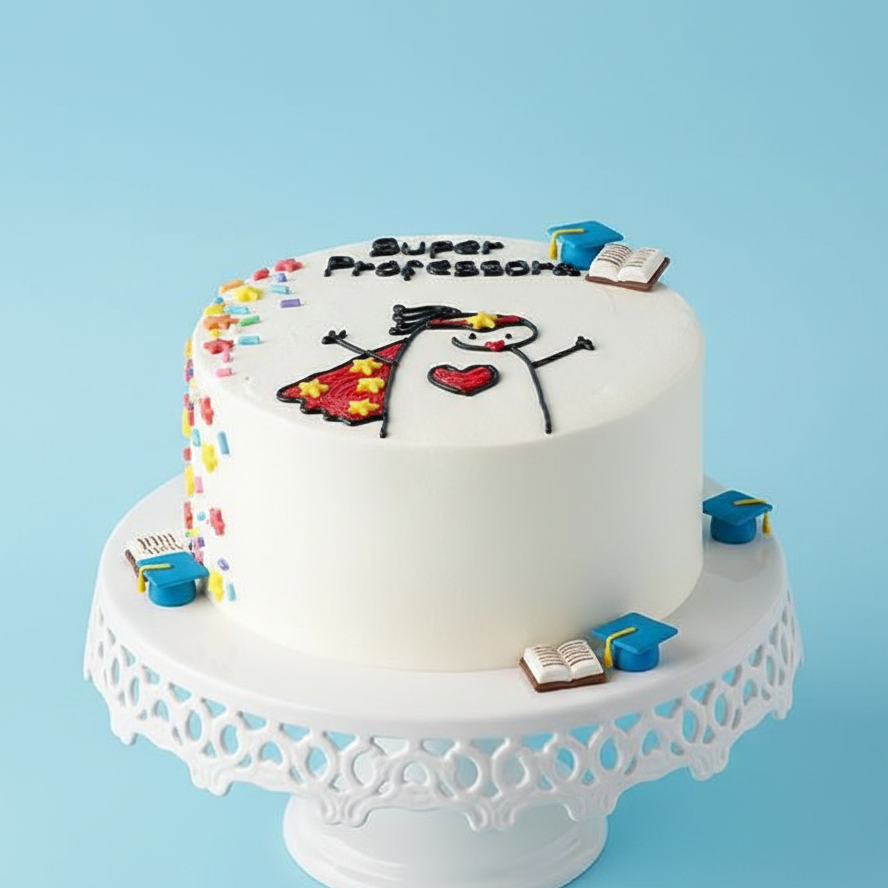 Proud Teacher Celebration Cake