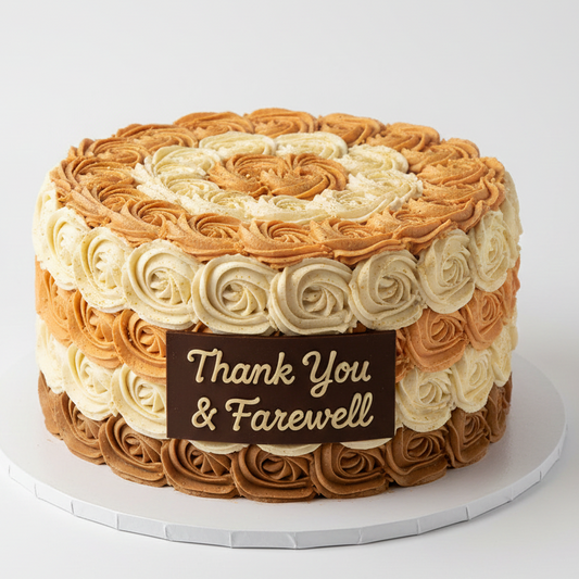Thank You & Farewell Cake
