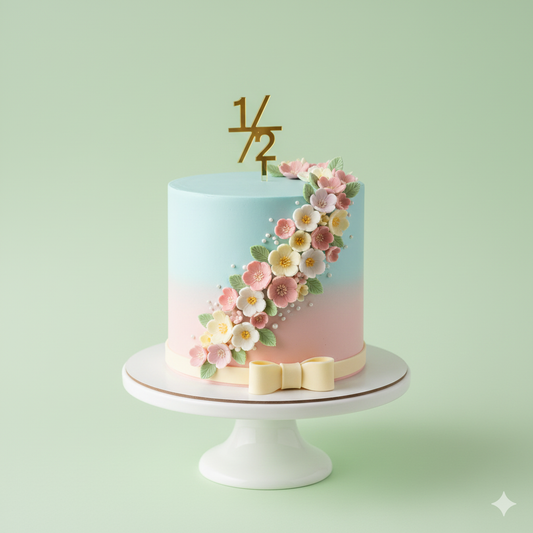 Tiny Half Blossom Cake