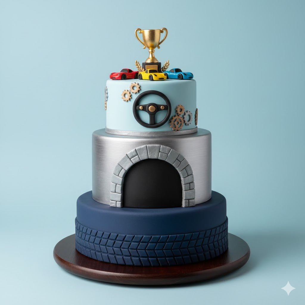 Top Gear Tunnel Cake