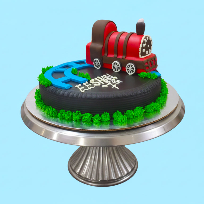 Train Adventure Theme Cake