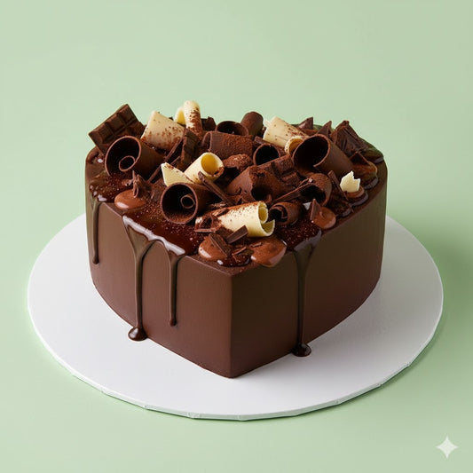 Triple Chocolate Overload Cake