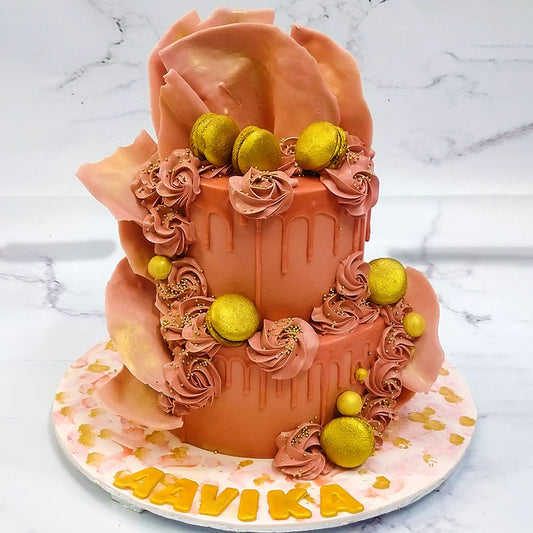 Orange Macaroon Cake