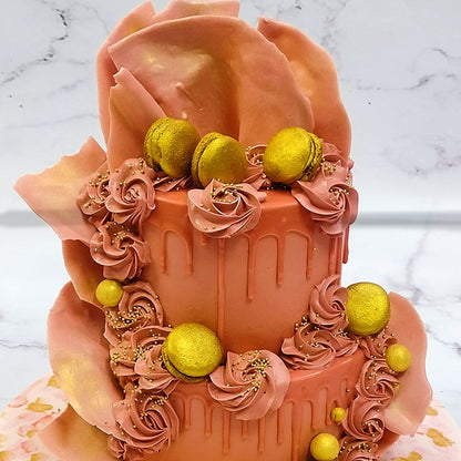 Orange Macaroon Cake