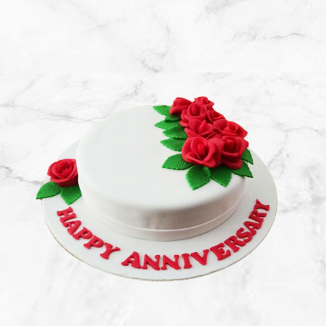 Red Roses Cake