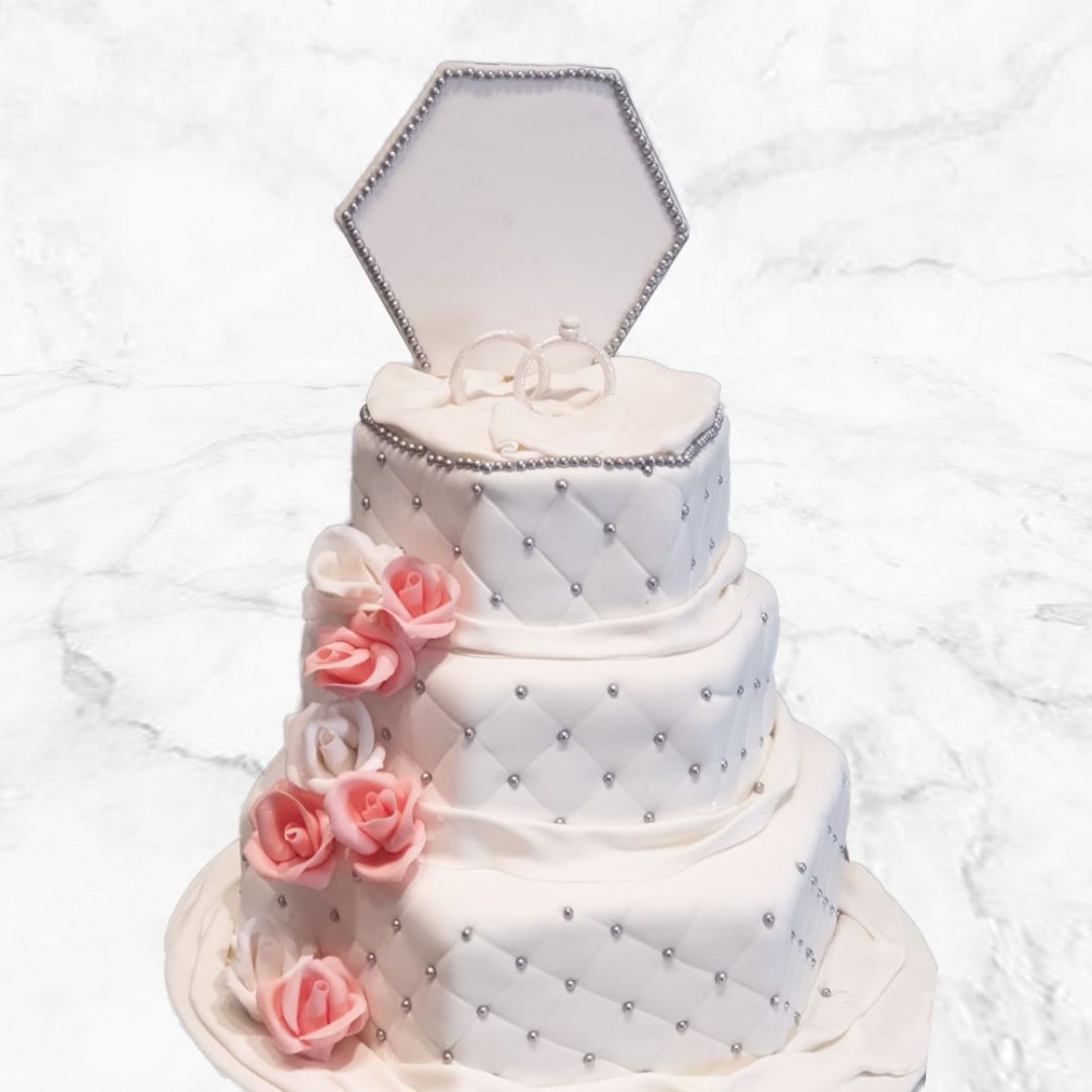 Ring Ceremony Multilayer Cake