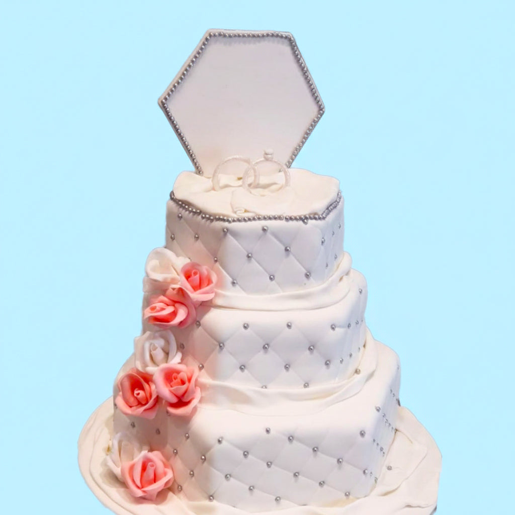 Ring Ceremony Multilayer Cake