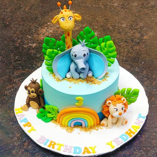 Jungle Playhouse Cake