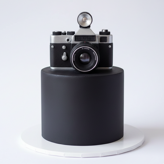Vintage Film Camera Cake