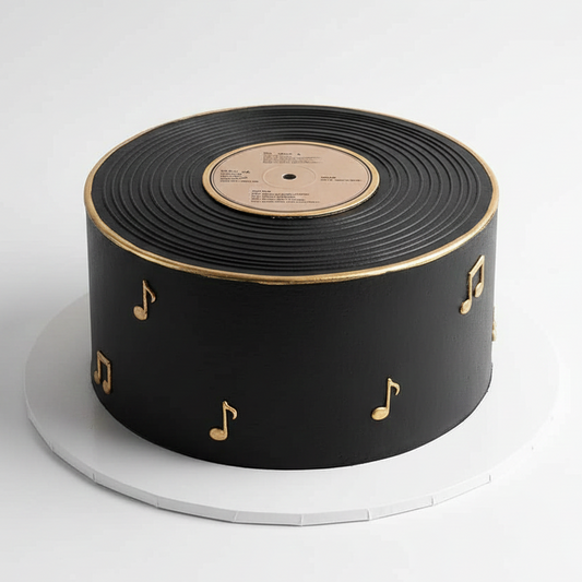 Vinyl Record Cake