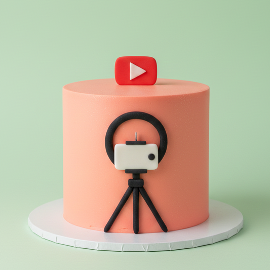 Vlogger Set-Up Cake