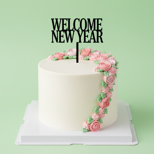 Welcome New Year Cake