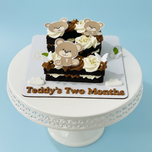 Teddy Bear Number 2 Cake