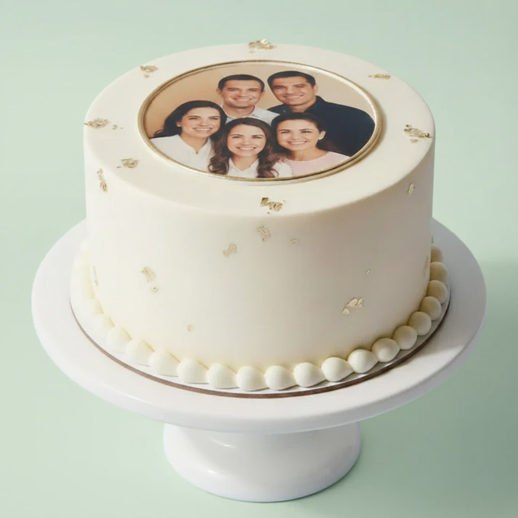 Golden Memory Cake
